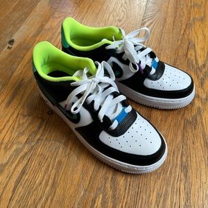Air Force 1 GS Graffiti Size 5Y
